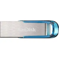 Sandisk Ultra Flair Usb flash drive 128 Gb Type-A 3.2 Gen 1 3.1 Black, Silver Sdcz73-128G-G46