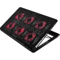 Savio Laptop cooling pad, 6 backlit fans, 2000 Rpm, Cos-01