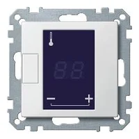Schneider Regulator temperatury Merten System M uniwersalny 230V 5-50 stopni Ip20 z ekranem dotykowym mechanizm Mtn5775-0000