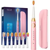 Sonic toothbrush with head set and case Fairywill Fw-508 Pink Plus