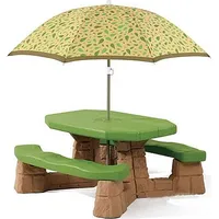 Step2 Stół - Stolik piknikowy z parasolem 0733538787791