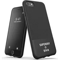 Superdry Moulded Canvas iPhone 6 6S 7 8  Se 2020 2022 Case czarny black 41539