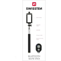 Swissten Bluetooth Selfie Stick Statīvs Telefoniem un Kamerām Ar Distances Pulti 8595217443532