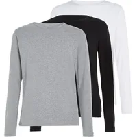 Tommy Hilfiger Longsleeve Slim 3Pack M T-Shirt Um0Um03022 gray, white, black Um0Um03022-Sz.cz.b