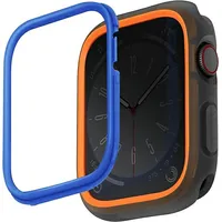 Uniq etui Moduo Apple Watch Series  4 5 6 7 8 Se Se2 44 45Mm pomarańczowy-niebieski orange-blue Uniq-45Mm-Mdsorgblu