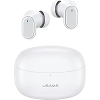 Usams Słuchawki Bluetooth 5.1 Tws Bh series bezprzewodowe biały white Bhubh02