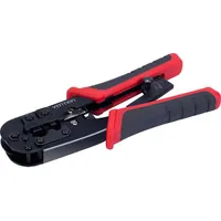 Vention Multifunctional Crimping Tool with Ratchet Keab0 Black