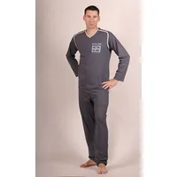 Vīriešu pidžama ar garām piedurknēm 396 182/90 M/L brūna Zema cena 109242