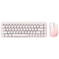 Wireless keyboard  mouse set Mofii Bean 2.4G White-Pink Smk-676367A Wp