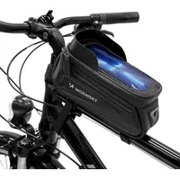 Wozinsky Bike Frame Bag 1.7L Phone Cover Black Wbb28Bk