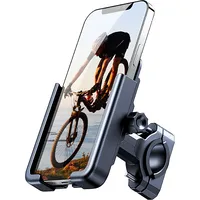 Wozinsky Metāla velosipēda telefona turētājs. melni skrejriteņi 5907769301568