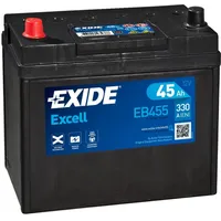 Exide Excell Eb455 12V 45Ah 330A 237X127X227