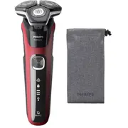 Philips series 5000 Elektriskais skuveklis, Wet  Dry, sarkana - S5883/10