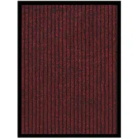 durvju paklājs, svītrains, sarkans, 40X60 cm