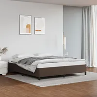 gultas rāmis, brūns, 180X200 cm, mākslīgā āda