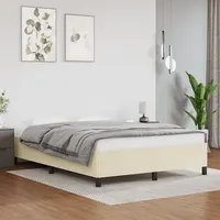 gultas rāmis, krēmkrāsas, 140X190 cm, mākslīgā āda