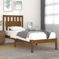 gultas rāmis, medus brūns, priedes masīvkoks, 100X200 cm