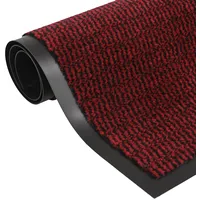 paklājs, taisnstūra forma, 40X60 cm, plūksnains, sarkans