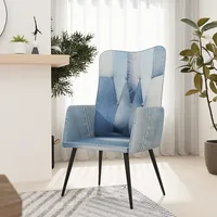 atpūtas krēsls, tekstilmozaīkas audums, džinsa dizains