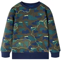 Bērnu džemperis, tumša haki krāsa, 116