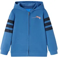 Bērnu jaka ar kapuci, zils, 128