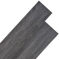 grīdas dēļi, 5,26 m², 2 mm, melnbalti, Pvc