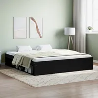 gultas rāmis, melns, 180X200 cm