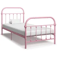 gultas rāmis, rozā metāls, 90X200 cm