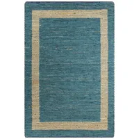 paklājs, roku darbs, džuta, zils, 160X230 cm