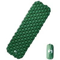 piepūšams kempinga matracis, vienvietīgs, 190X58X6 cm, zaļš