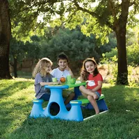 piknika galds ar solu bērniem, 89,5X84,5X48 cm, polipropilēns