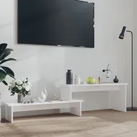Tv skapītis, balts, 180X30X43 cm, skaidu plāksne