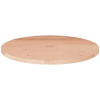 vidaXL apaļa galda virsma, Ø50X1,5 cm, neapstrādāts ozola masīvkoks