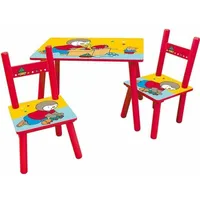Bērnu galds un krēsls komplekts Fun House Tchoupi