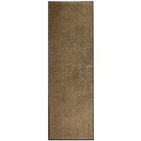 durvju paklājs, mazgājams, brūns, 60X180 cm