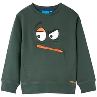 Bērnu džemperis, tumši zaļš, 116