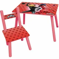 Bērnu galda un krēslu komplekts Fun House Ladybug galds