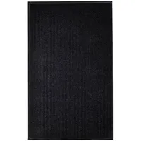 durvju paklājs, melns, 117X220 cm, Pvc