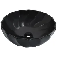 izlietne, 46X17 cm, keramika, melna