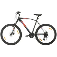 kalnu velosipēds, 21 ātrums, 29, 53 cm rāmis, melns