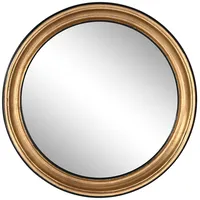 Sienas spogulis Home Esprit Melns Bronza Sveķi Romantiski 44 x 5 cm
