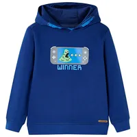 Bērnu džemperis ar kapuci, tumši zils, 116