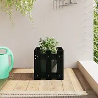 dārza puķu kaste, žoga dizains, 30X30X30 cm, priedes masīvkoks