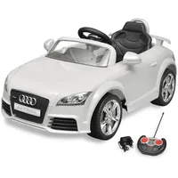 Mašīna bērniem Audi Tt Rs ar tālvadības pulti, balta