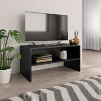 Tv skapītis, 80X40X40 cm, melns, skaidu plāksne