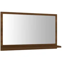 vannasistabas spogulis, ozola, 60X10,5X37 cm, inženierijas koks