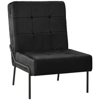 atpūtas krēsls, 65X79X87 cm, melns samts