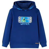 Bērnu džemperis ar kapuci, tumši zils, 104