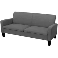 dīvāns, trīsvietīgs, 180X65X76 cm, tumši pelēks