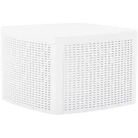 galdiņš, balts, 54X54X36,5 cm, plastmasa